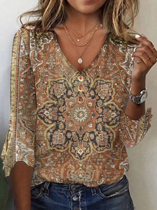 Vanessa - Vintage Boho Blouse