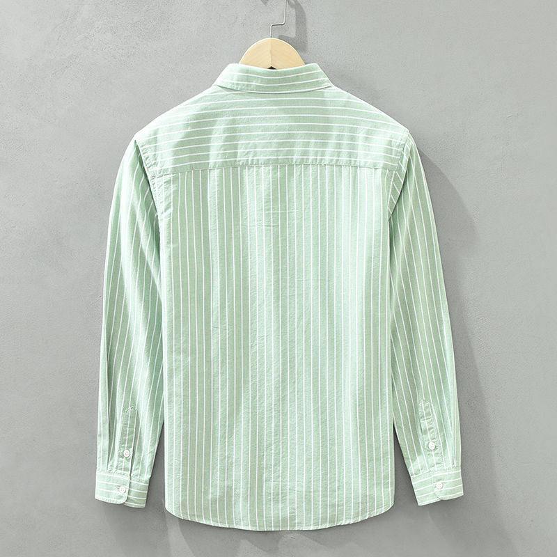 Flick™ | Chic Cotton Striped Over Shirt